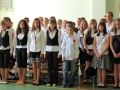 Uczniowie szóstych klas - absolwenci szkoły