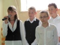 Uczniowie klas szóstych w części artystycznej