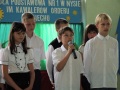 Uczniowie klas szóstych w części artystycznej