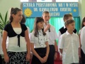 Uczniowie klas szóstych w części artystycznej